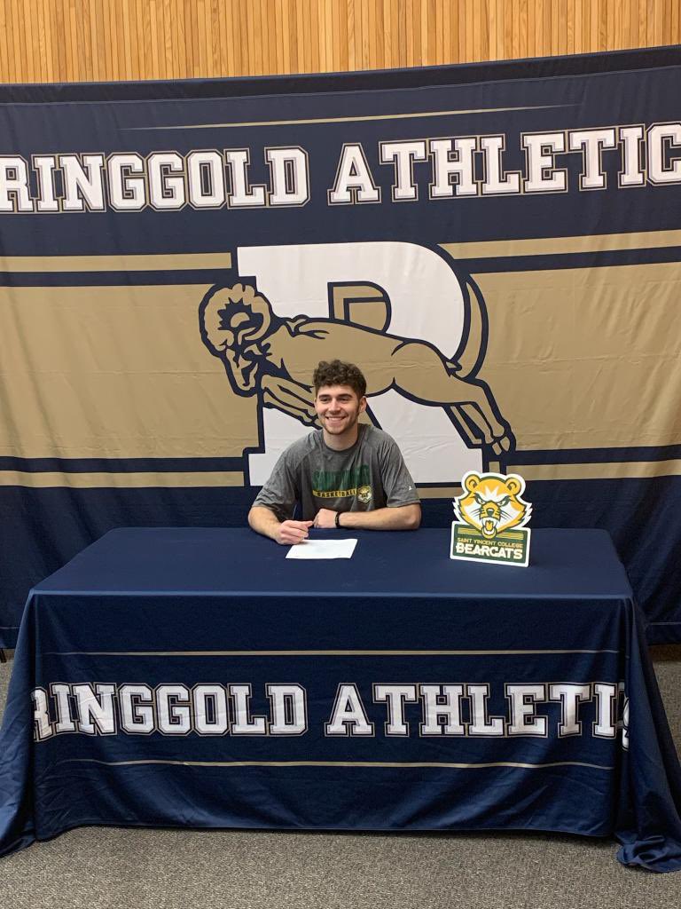 Congratulations to <a href="/nick_peccon/">Nick Peccon</a> who will continue his academic and athletic career at <a href="/SVC_Bearcats/">SVC Bearcats</a> 

<a href="/RinggoldRams/">Ringgold Athletics</a> 
<a href="/MVI_sports/">MVI Sports</a>