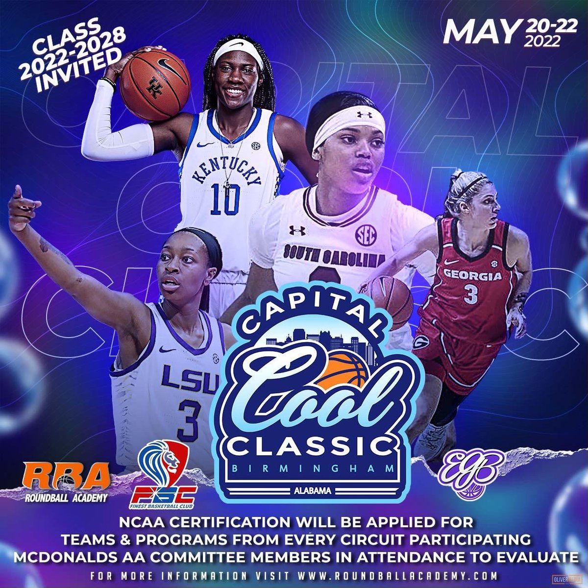 We are excited to play against the VERY best this weekend in Hoover at the Finley Center! Tonight we play the Southern Starz, Essence Basketball and Alabama Basketball Academy! Let’s eat!