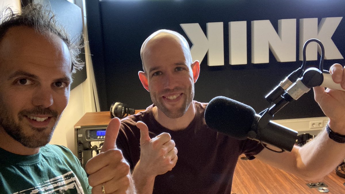 Over 10 minuten live op KINK!