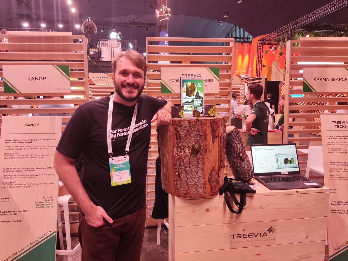 treeviaforest's tweet image. we are honored to be one of the climate innovators at #Changenow2022 sharing solutions that increase investor and buyer confidence in NbS.

@esthevang