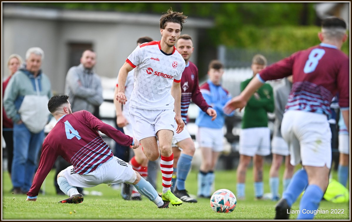 In a winner takes all game, <a href="/RegionalUtdFC/">Regional United F.C.</a> overcame their season long rivals <a href="/Caherdavin1/">Caherdavin Celtic FC</a> in a testing tussle for the league. <a href="/coughlans55/">Stephen Coughlan</a> here opened the scoring with Jeff Mannion adding two more. Added to their cup success and promotion, it has been a wonderful year for them.