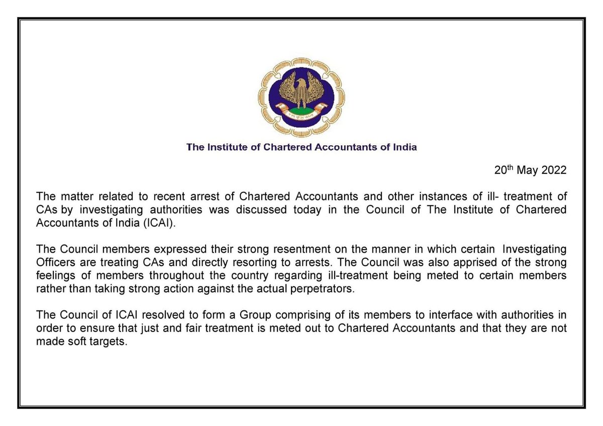 GK2627's tweet image. #ICAI 
#caunity 
#JusticeforCA