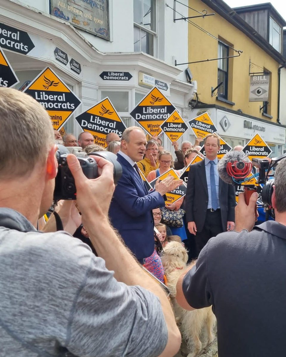 It was a privilege to visit Devon today and announce @RichardFoordLD as the Liberal Democrat candidate for Tiverton and Honiton. Richard is an incredible candidate, whose dedication to others has shone not only through his career but also in his voluntary roles in the community.