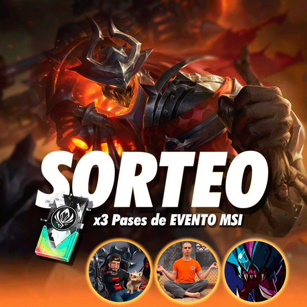 SORTEO de 3 PASES DE EVENTO MSI 🔥

Para EUW, LAN y LAS

Requisitos 👇
1. Seguir a <a href="/PochiPoom/">PochiPoom</a> <a href="/ADXRTV/">𝑨𝒅𝒆𝒓𝒕𝒚</a> y @PerruconPRO 

2. Dar like a este tweet ❤️

Si das RT tienes más oportunidades de ganar 
El ganador se dará el 29/05 🏆