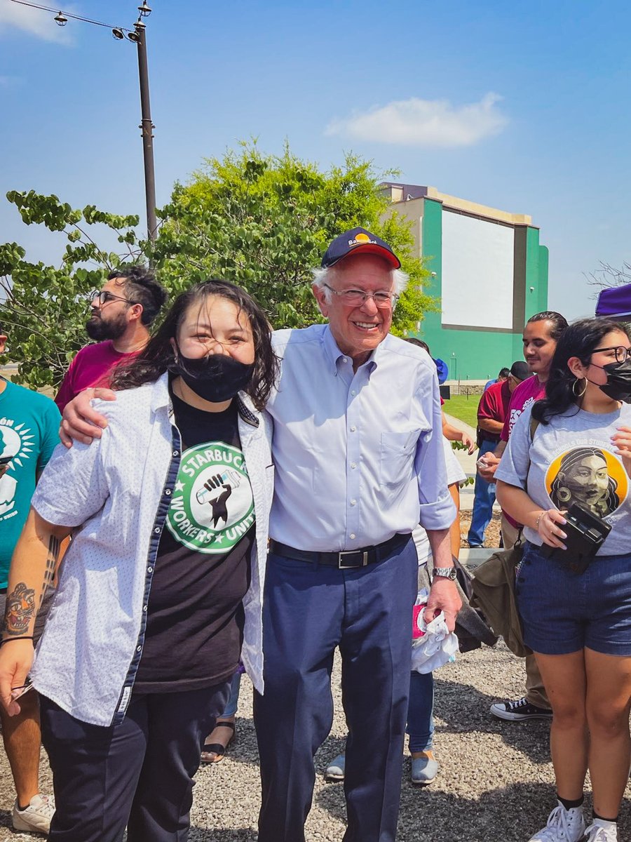 From Vermont all the way to San Antonio, Starbucks workers' movement for dignity and justice is spreading like wildfire. I was proud to speak with a few workers engaged in the struggle while in Texas today.