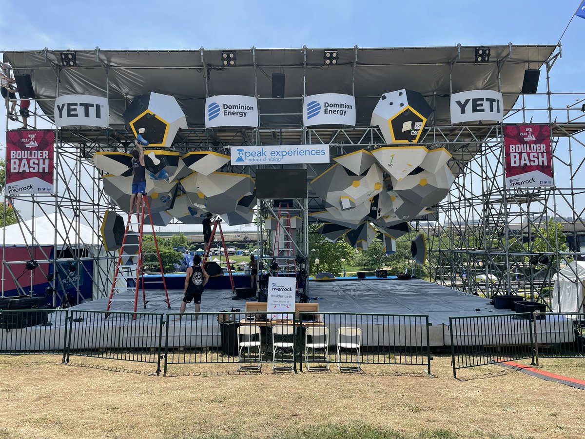RiverrockRVA's tweet photo. Almost time! #RiverrockRVA @PeakExperiences https://t.co/eBT4HZwBe2