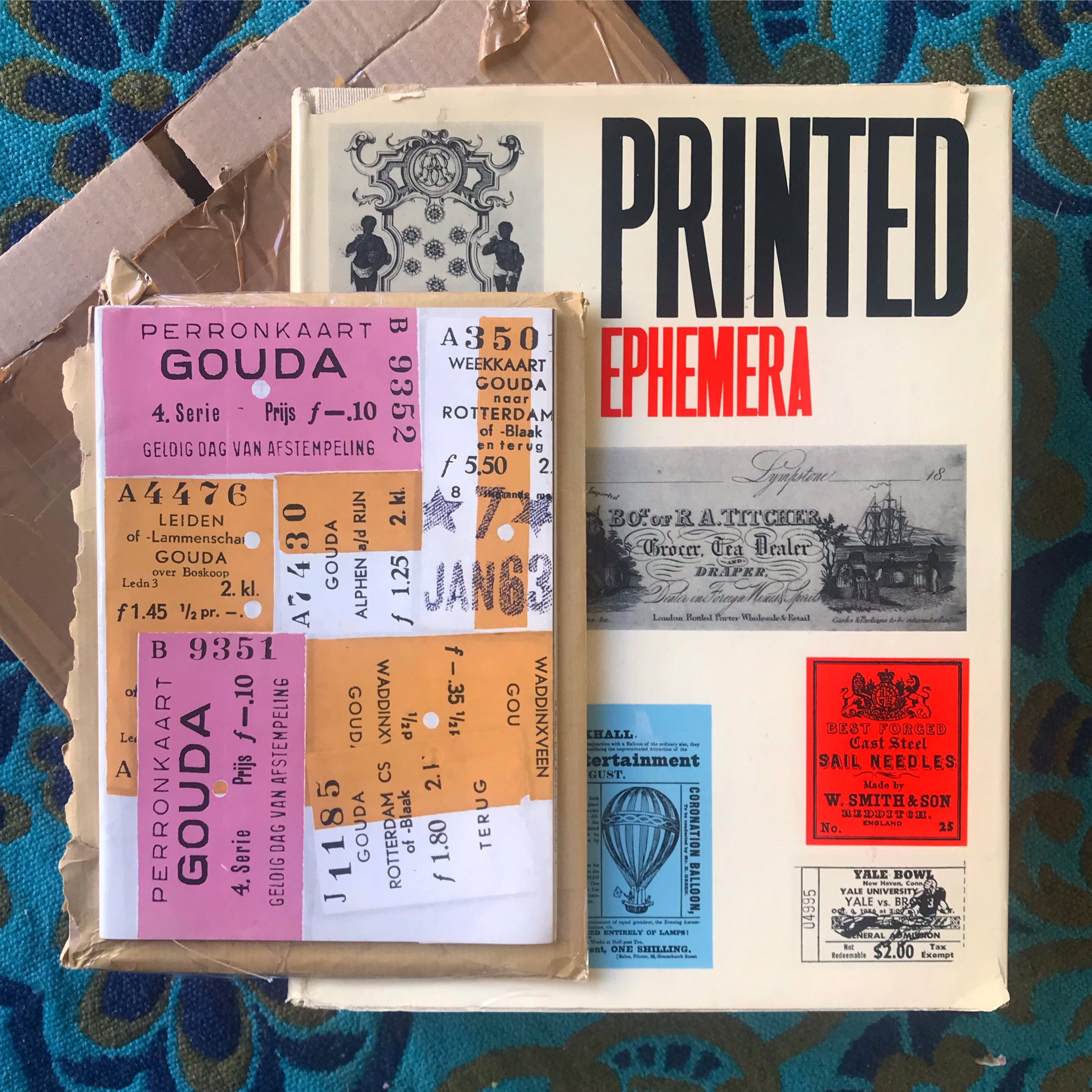 希少本】PRINTED EPHEMERA｜プリンテッド・エフェメラ｜1962年