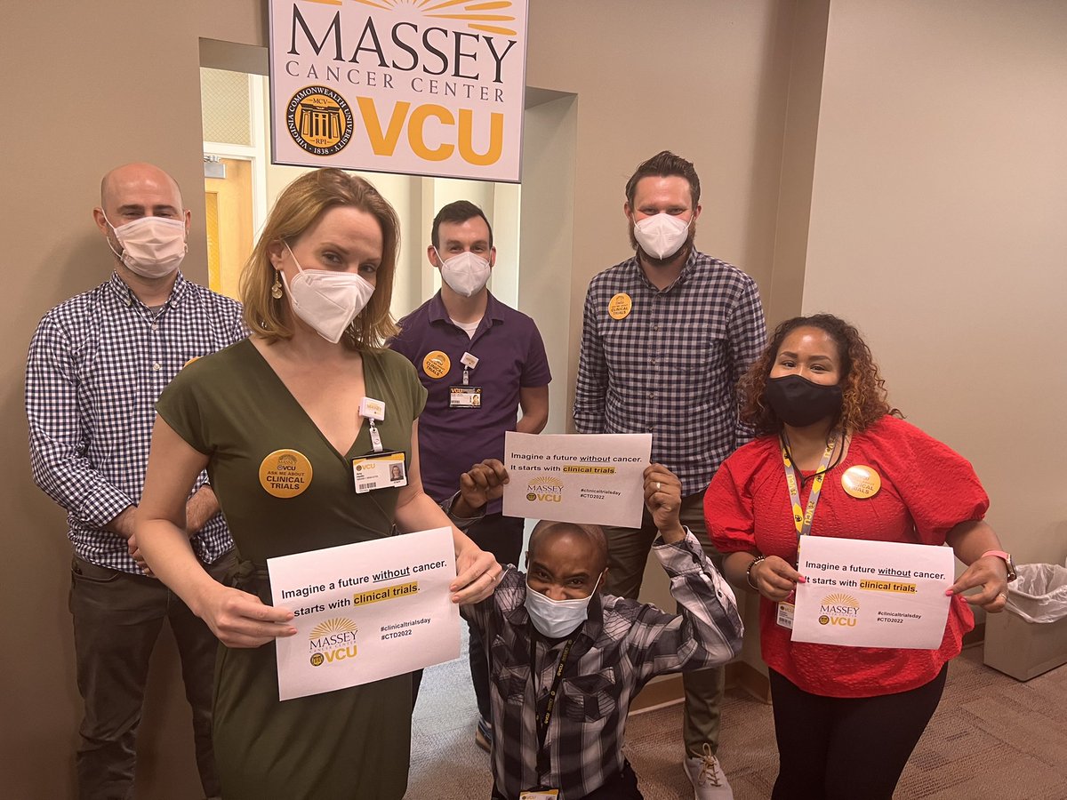 Is this thing on? Using my soapbox for good! 

Today is International #ClinicalTrialsDay! At @VCUMassey  we’re all about imagining a future WITHOUT cancer. Clinical trials helps make this future possible, yall. 💯
#CTD2022 #squadgoals #comms #VCU
masseycancercenter.org/clinical-trials