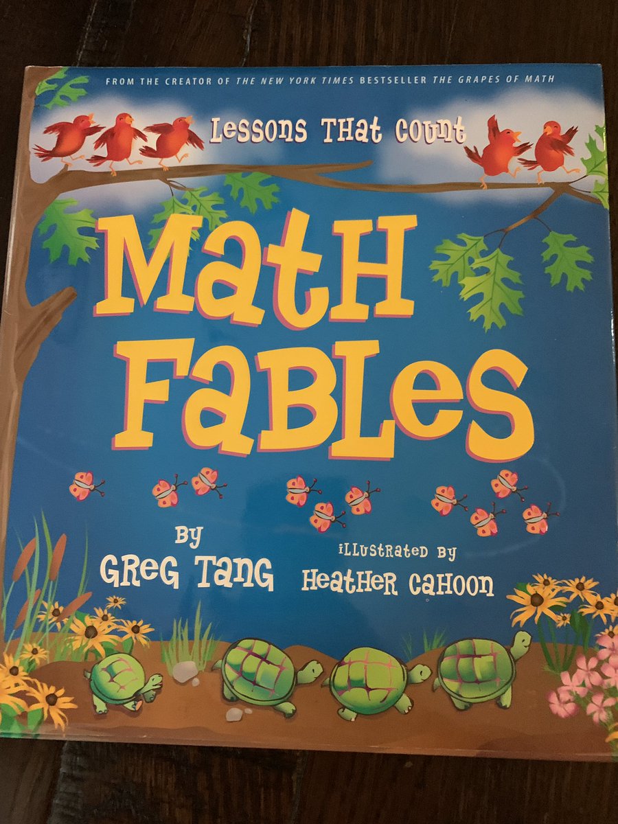 edtechease's tweet photo. Love using Math Fables in the classroom to include literature in math lessons. Any other math lit to share? #literaturelassos #mathlit #elementaryteachers https://t.co/Z9SnGAXX0J