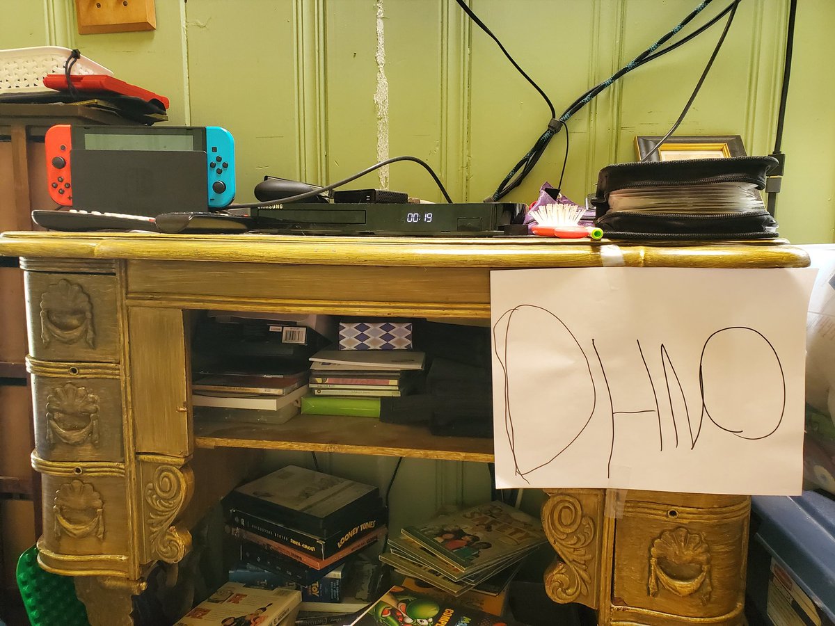 CheesyOne's tweet image. My 5-year-old posted this sign in our family room. I think it summarizes the sentiment many of us feel in this era.