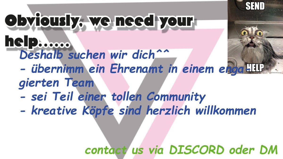 [#HIVEev #jointheteam] 

Well, obviously we need help… 
Wir suchen interessierte Graphiker*innen, die unser Team unterstützen. Einfach per DM oder über unseren Discord (discord.gg/projecthive) melden!