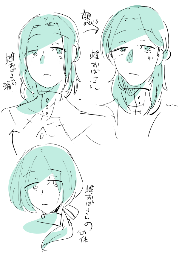 rkgk カスリン描き分け練習と練習 