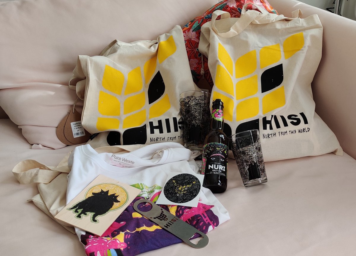 empseb31's tweet photo. We are so grateful to #EMPSEB's favourite brewery 🍻@hiisi_beer who has donated three gift bags 🎁🎉 for 3⃣ lucky winners who will be announced during the conference! Thank you for keeping the ideas brewing + supporting young scientists throughout EMPSEB27! 🇫🇮🍺💕 https://t.co/DhnbPSvtJW