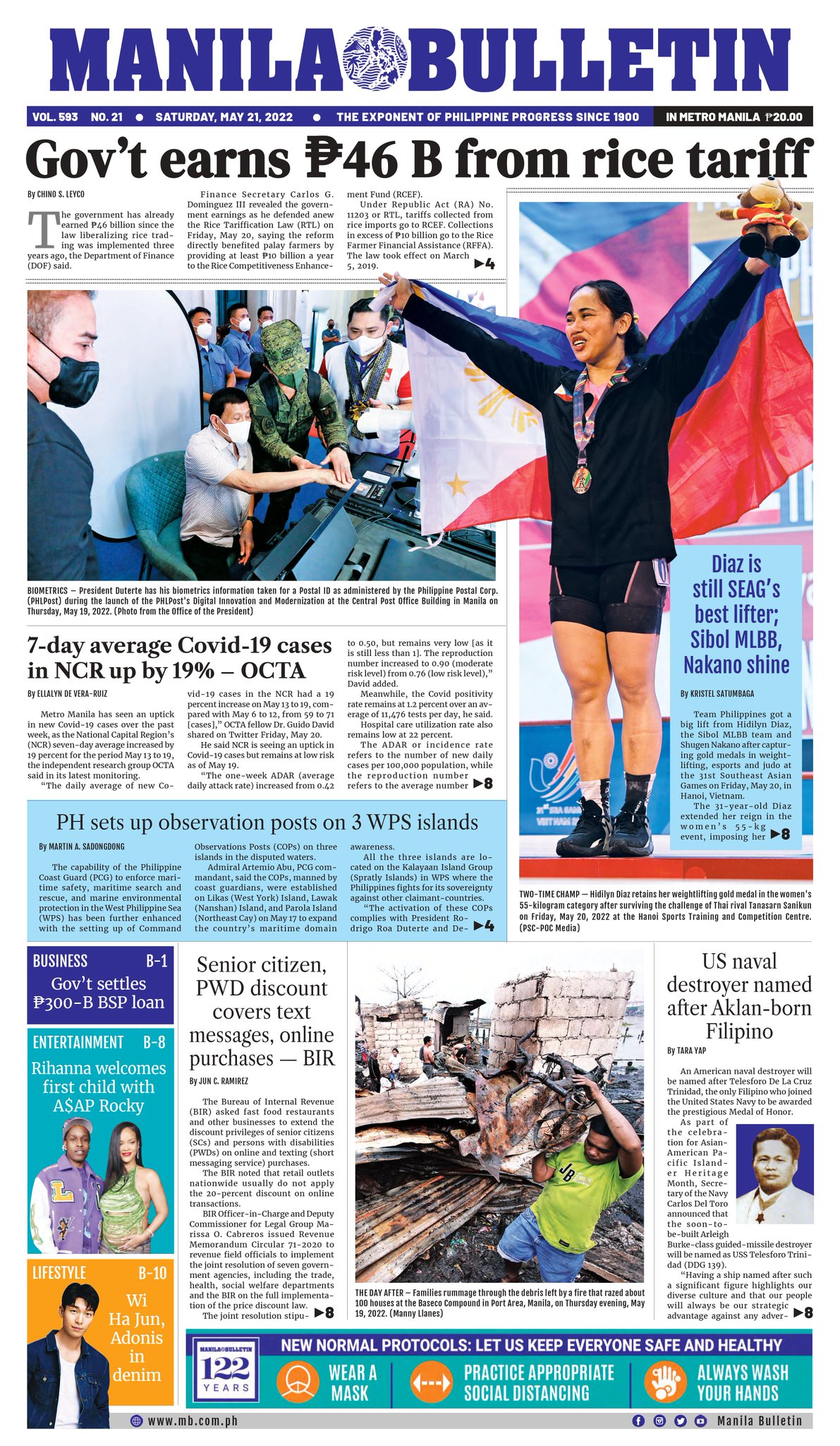 Manila Bulletin News on Twitter: "Manila Bulletin Headline for Today