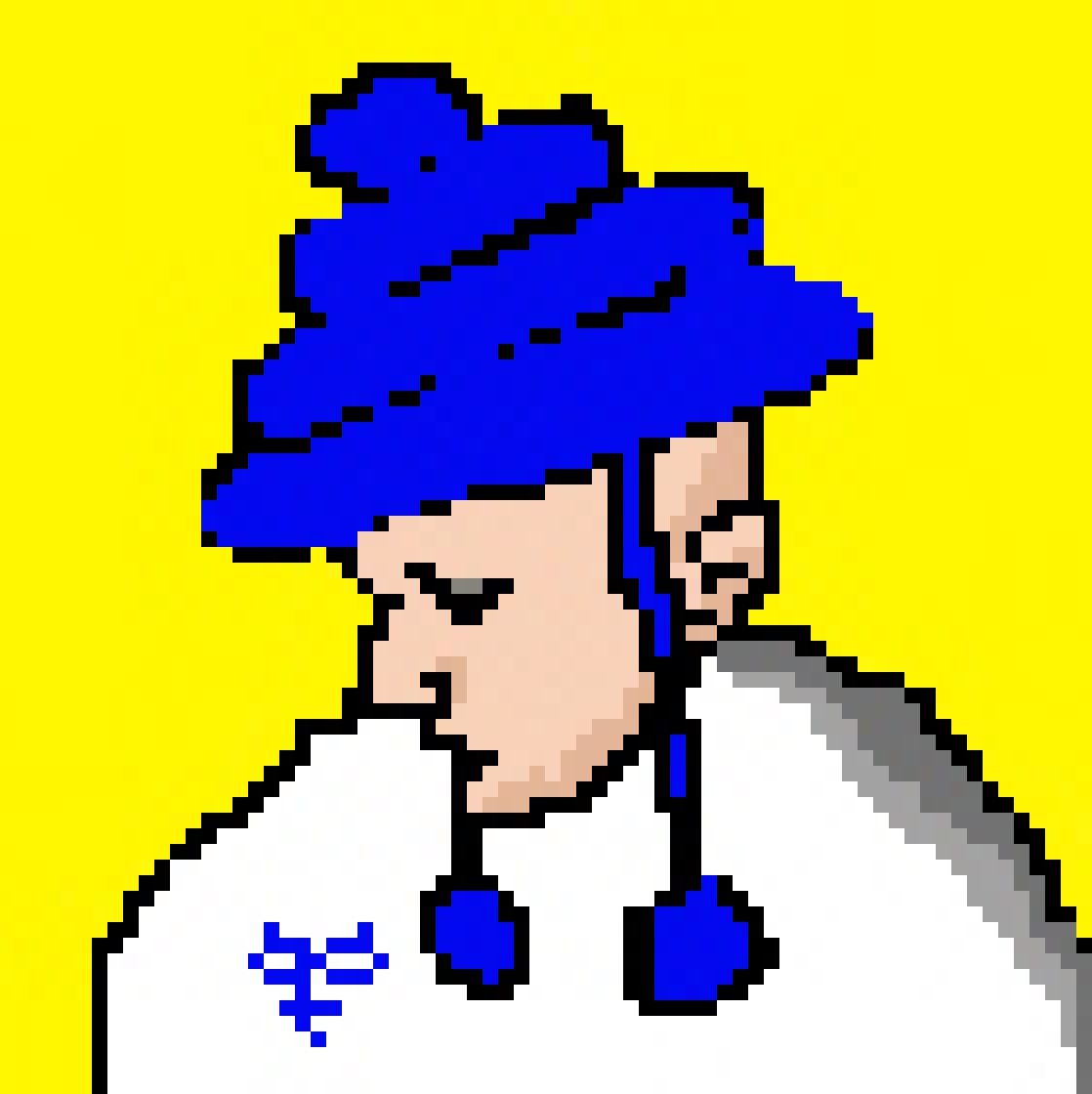 alba_verse's tweet photo. .
Pixelate project, handmade not with code and there are just 99 of them. " Albanian Creed" 
.
The blue cap
.
FOLLOW US FOR MORE
.
#NFTCollection #NFTCommunity #NFTGiveaway #nftart #NFTGiveaways #nftcollector  #NFT #opensea #openseanfts #NFTs https://t.co/GyDQXKeLHU