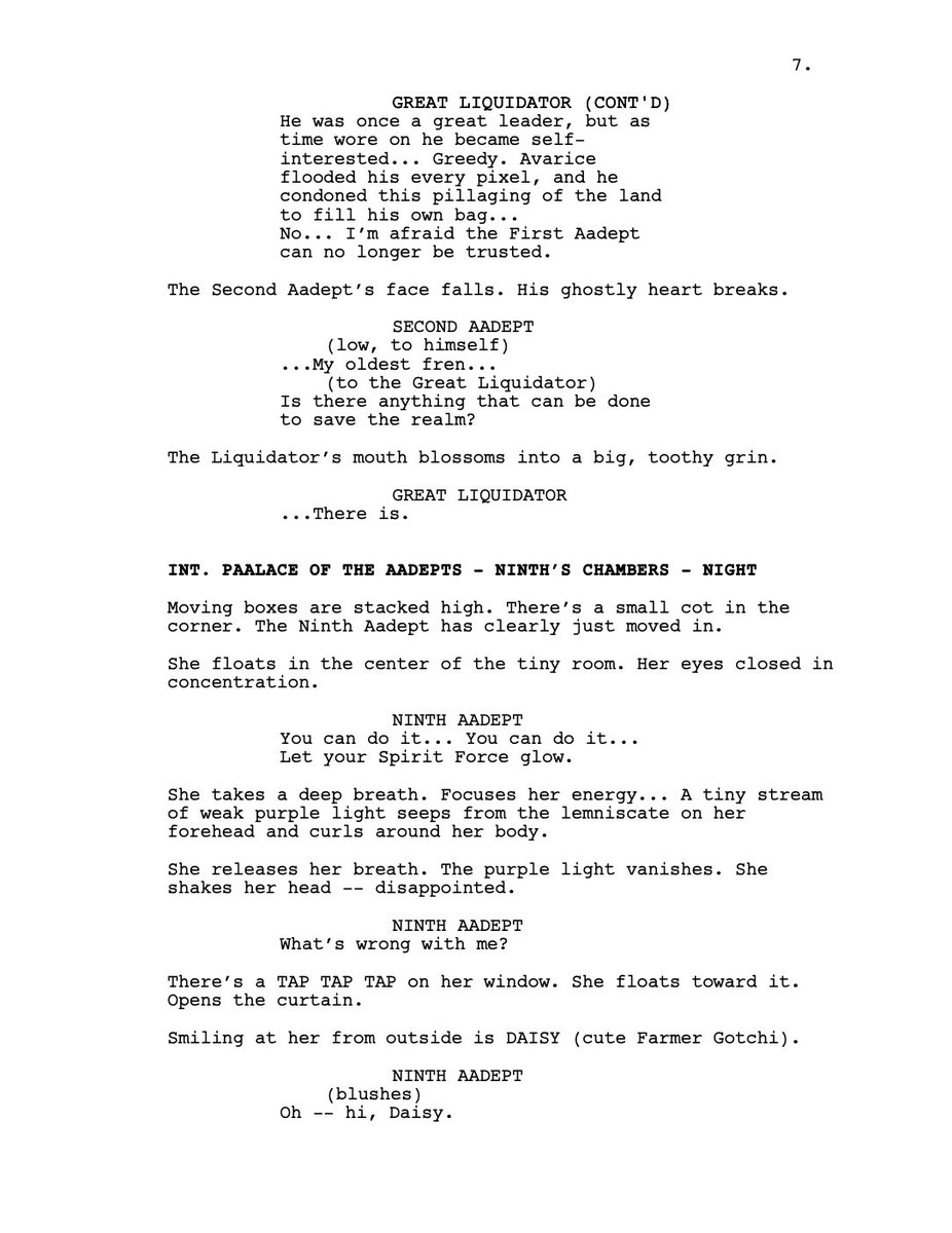 🛟👻💜🛟

Is there any way to save the Gotchiverse?

THE NINE AADEPTS: EPISODE TWO
Page seven. 🔻

#Aavegotchi #GotchiGang #Gotchiverse #P2E #DeFi #NFT