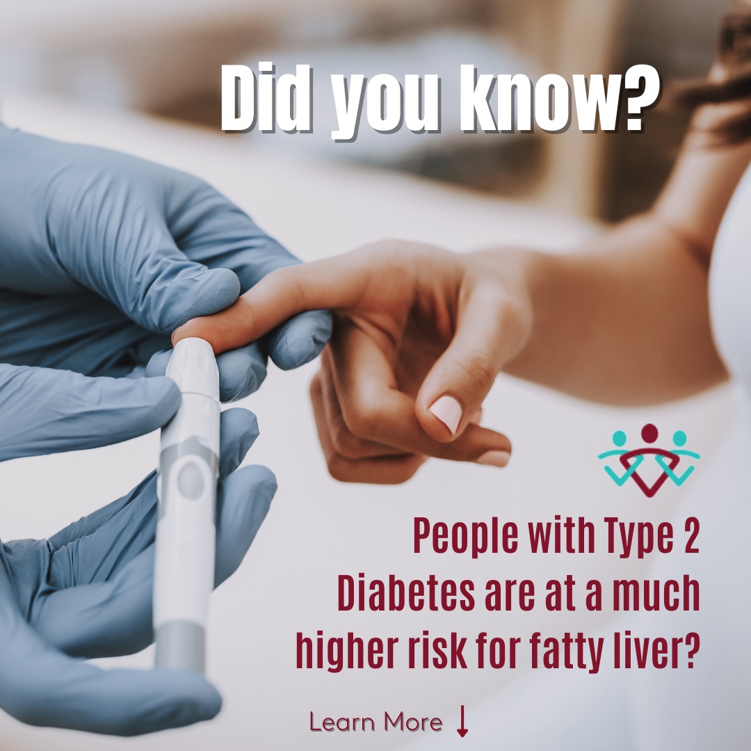 Did you know that people with Type 2 Diabetes are at a much higher risk for fatty liver? Learn more about how fatty liver and T2D are connected: nash-now.org/diabetics-and-…