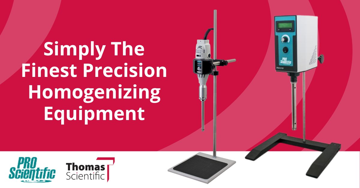 ThomasSci's tweet image. #Homogenizing is a critical step of sample preparation, and therefore the utmost precision and quality are required. With over 30+ years of experience, trust PRO Scientific to provide you with the best homogenizing equipment for your needs. ow.ly/kV5X50JclNu