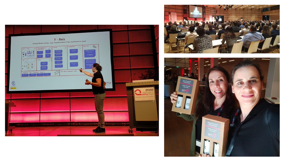 SIPSA_IT's tweet image. Thank you to the Software Quality Days team for selecting our quality methodology, 🌎 Spherical Quality | Software Quality in the digital Era, and giving us the opportunity to share it with all the attendees...
#swqd2022 #SoftwareQualityDays #SphericalQuality #SQ #QA #SIPSA