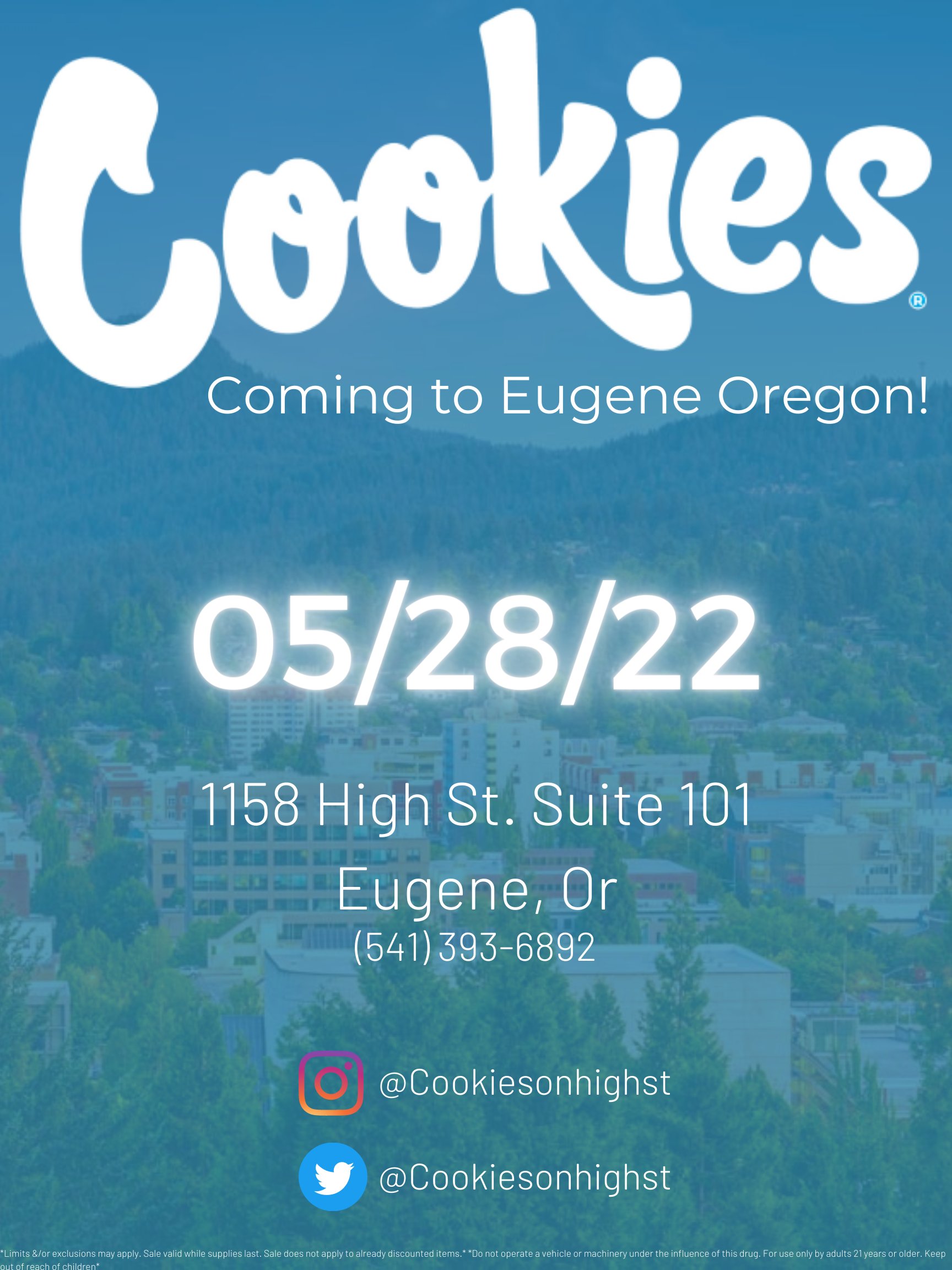 Cookies Eugene (CookiesonHighst) / Twitter