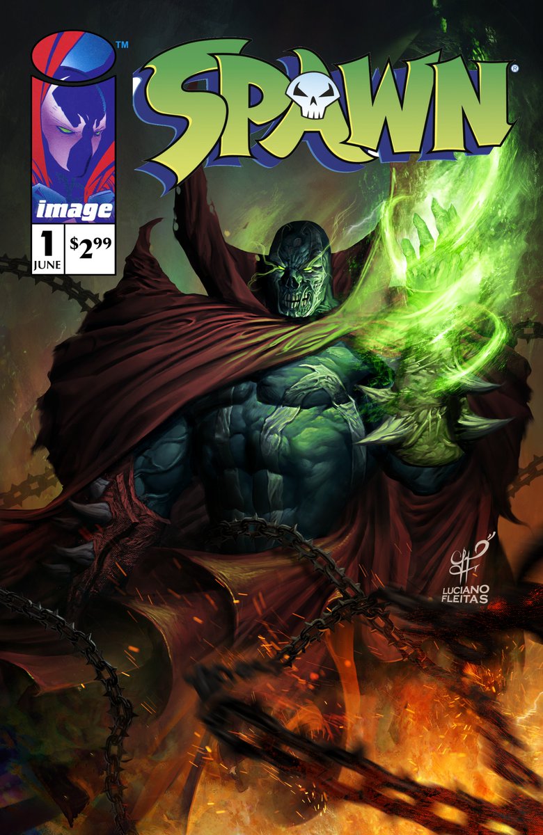 Here it goes again :)
#spawnsketchcover
#spawn #issue1 #blanksketchcover #comic #anniversary #comingsoon #imagecomics
