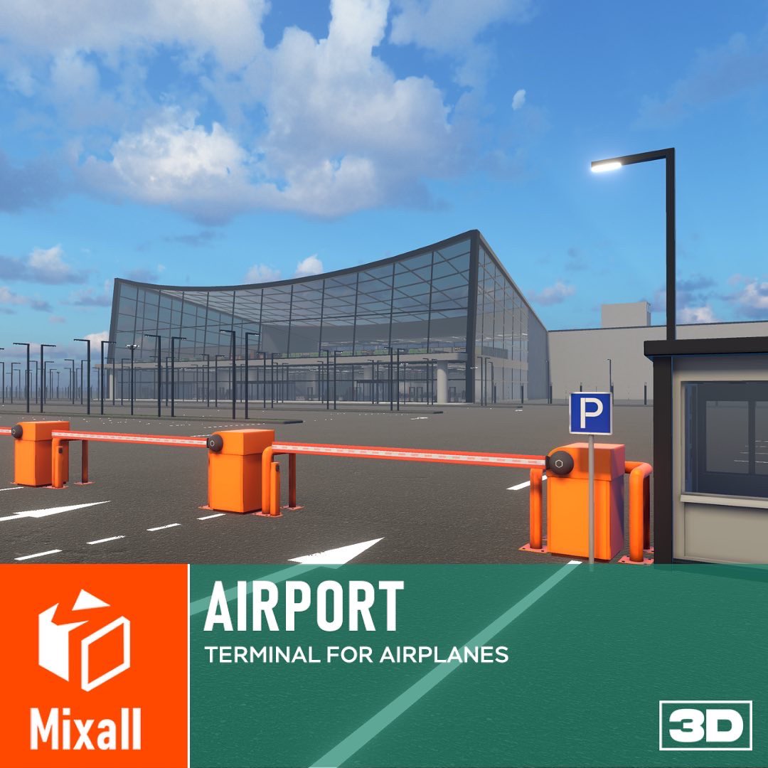 Mixallstudio's tweet image. ☄️NEW☄️☄️☄️Airport - terminal and airplanes pack is a collection of airport and control tower infrastructure objects: buildings, vehicles, lighting, and more.

➡️assetstore.unity.com/packages/3d/en…⬅️

@AssetStore #gamedev #gamedevelop #IndieGameDev #unity3d #UnrealEngine5 #Blender3d