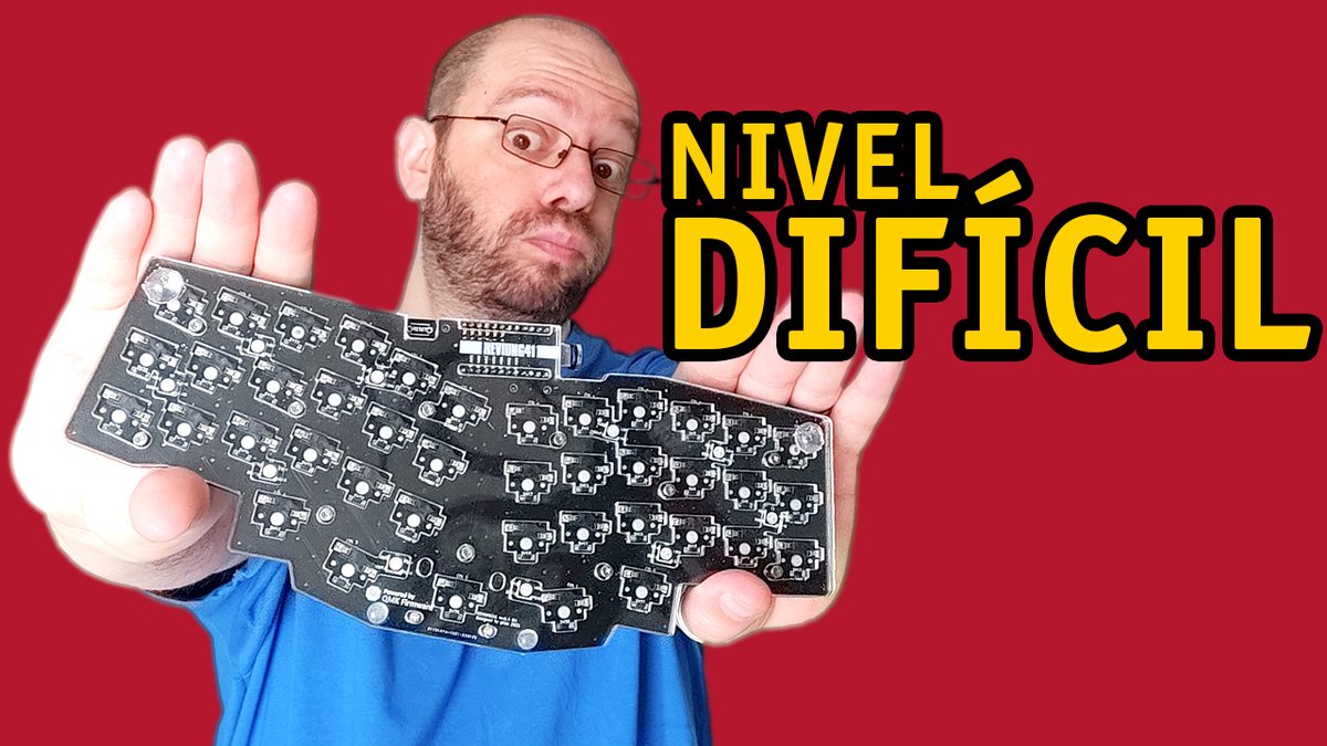 Real_JMGH's tweet photo. 🔴¡Nuevo vídeo en el canal, familia!
➡️ https://t.co/SDOlYAsFxV 
🗒️ Esta semana hacemos el montaje y review del ReviunG41, un teclado mecánico split, compacto y ergonómico que me ha sorprendido gratamente...

Recuerda que me ayudas un montón si compartes el vídeo 😇 https://t.co/QWdlVBMMkt