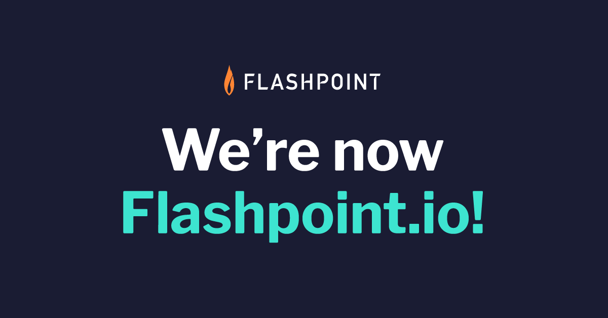 FlashpointIntel's tweet image. ❤️ Get to know us all over again at Flashpoint.io! 🔥