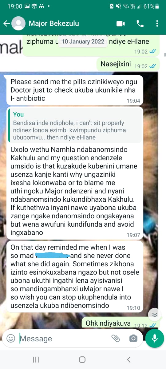 An apology from Mr Bekezulu after hitting Namhla like that!!!#enoughisenough

<a href="/eNCA/">eNCA</a> <a href="/Bonang/">Bonang Matheba 👑</a> <a href="/News24/">News24 🇿🇦</a> <a href="/CyrilRamaphosa/">Cyril Ramaphosa 🇿🇦</a>