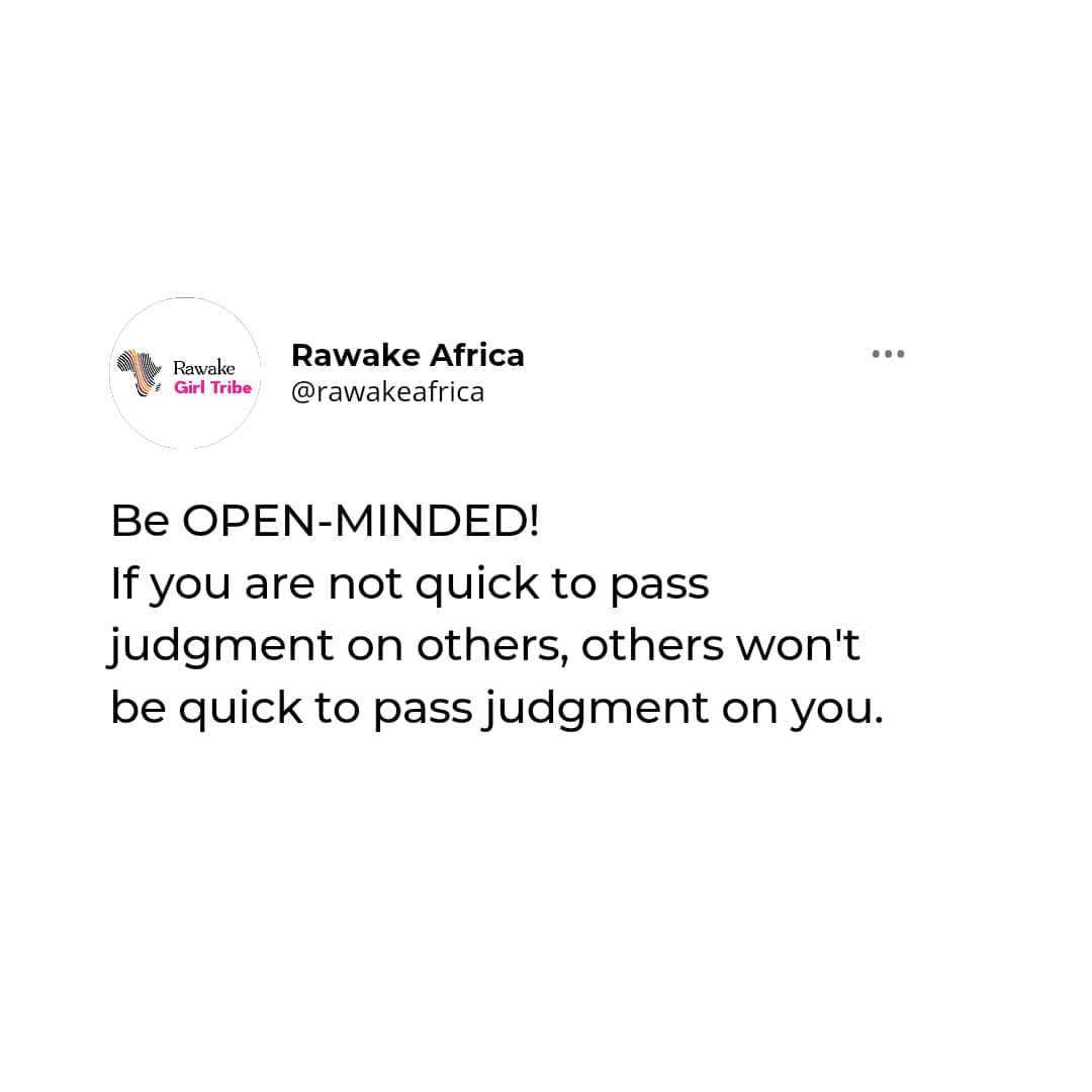 rawakeafrica's tweet photo. Steps in getting people to like you and building your self

- Build your Self Image 
- Be Open-Minded 
- Be Curious
- Be a Better Listener

#selfimage #Listen #curious #OpenMind #BUILD https://t.co/mfQ3d0isvZ