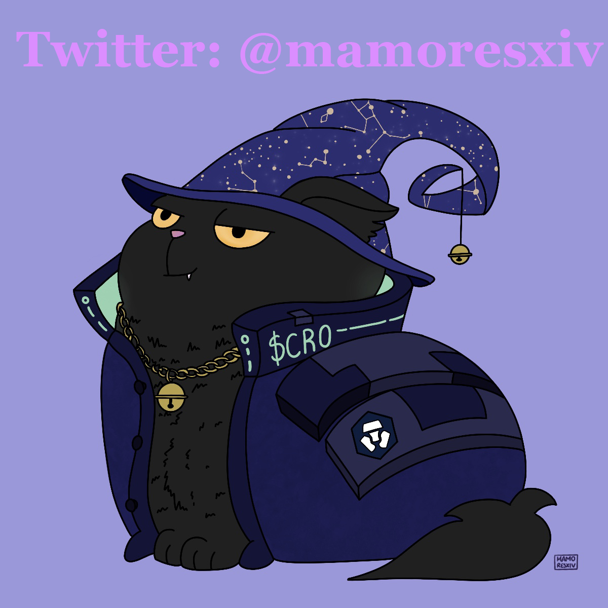 mamoresxiv's tweet photo. Last day of the contest & I want to re-introduce you my mascot fam! Looks like he's plannning something...😏✨🧙🏽♂️
#ResearchWizard #CRO
@cryptocom_rni https://t.co/yGrcDz7yVT