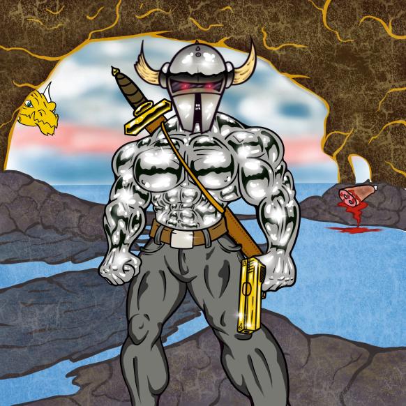 What do you guys think of the Current Sneak Peeks I've created as Artist over @AlphaDragonsV2 for the Gen2. You dig the 80s-90s throw back-jacked up cartoon vibes, Drop a follow/RT and join our discord to get in early for our Whitelist for #AlphaHunters discord.gg/cF2327aX