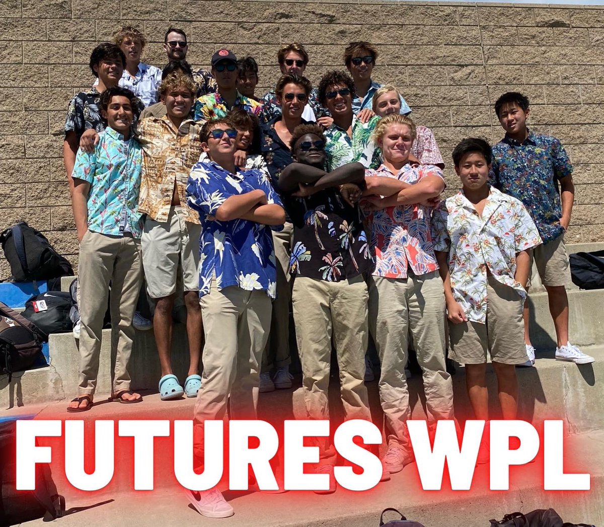 Friday mood 😎🌺 Our 16U Boys finished in FIRST for the Futures Water Polo League! Way to go boys!!
