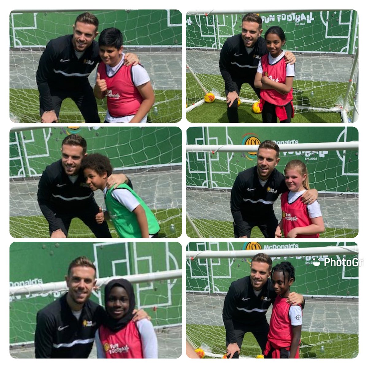 OTCAcademy's tweet photo. 1/2 Our wonderful children had a kick about with @JHenderson and met @MicahRichards on the launch of a new grassroots programme. The new programme will deliver over 10.5 million hours of Fun Football over the course of the next four years…. @FunFootballUK 
@FocusTrust1 https://t.co/Yqjv9xZ5zZ