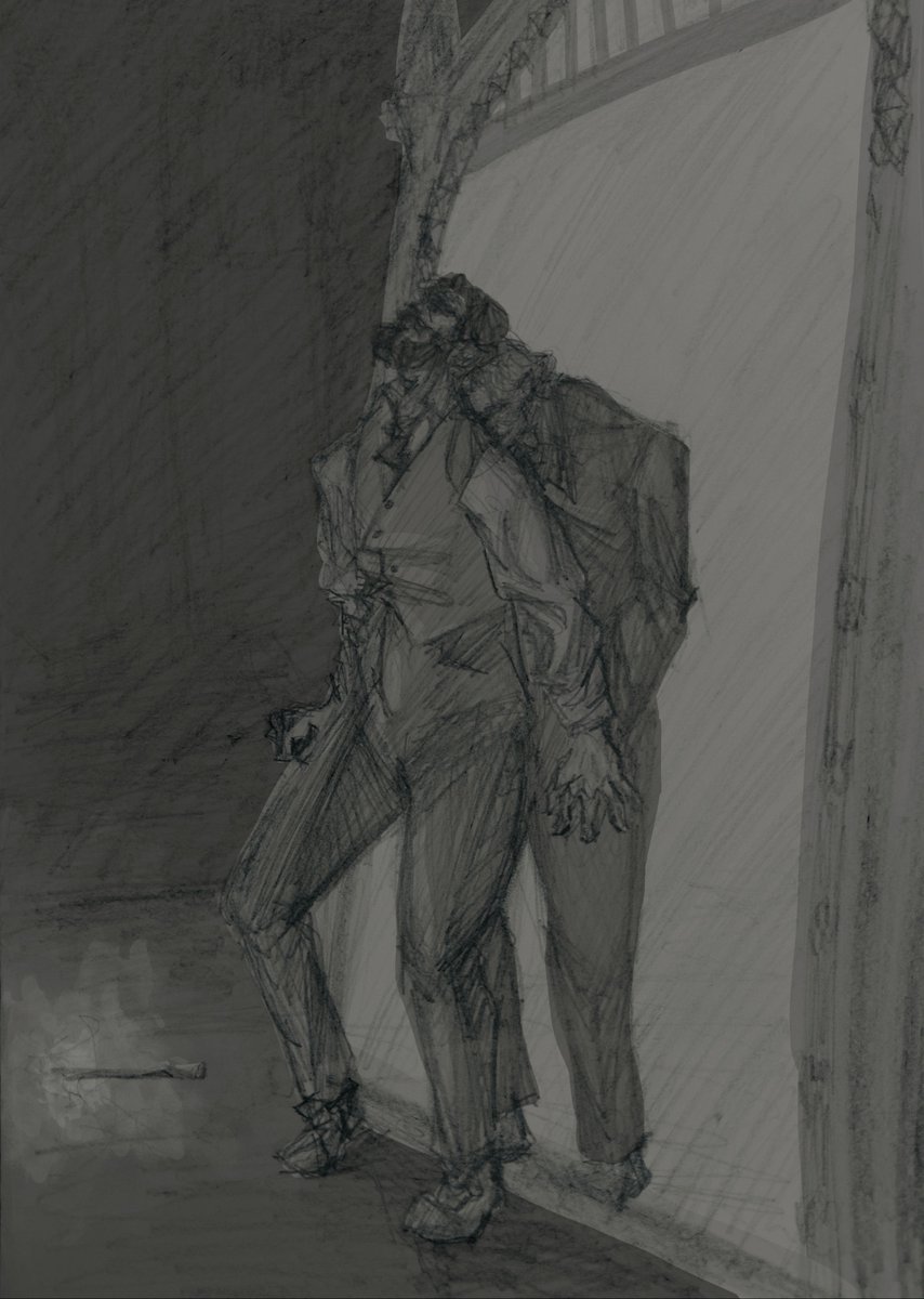 HXudognik's tweet photo. I was inspired by the songmy "worst blackbear" and decided to make some drawings based on it. while the first one is ready #GGAD #grindeldore https://t.co/8tNxdB5NPH