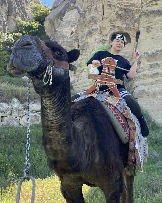 Haters said mastiff would NEVER be on a camel. Bet they feel real stupid now https://t.co/uVmtw0jUCb<a href="/tag/animeexpo"class="tags"><span>#animeexpo</span></a>