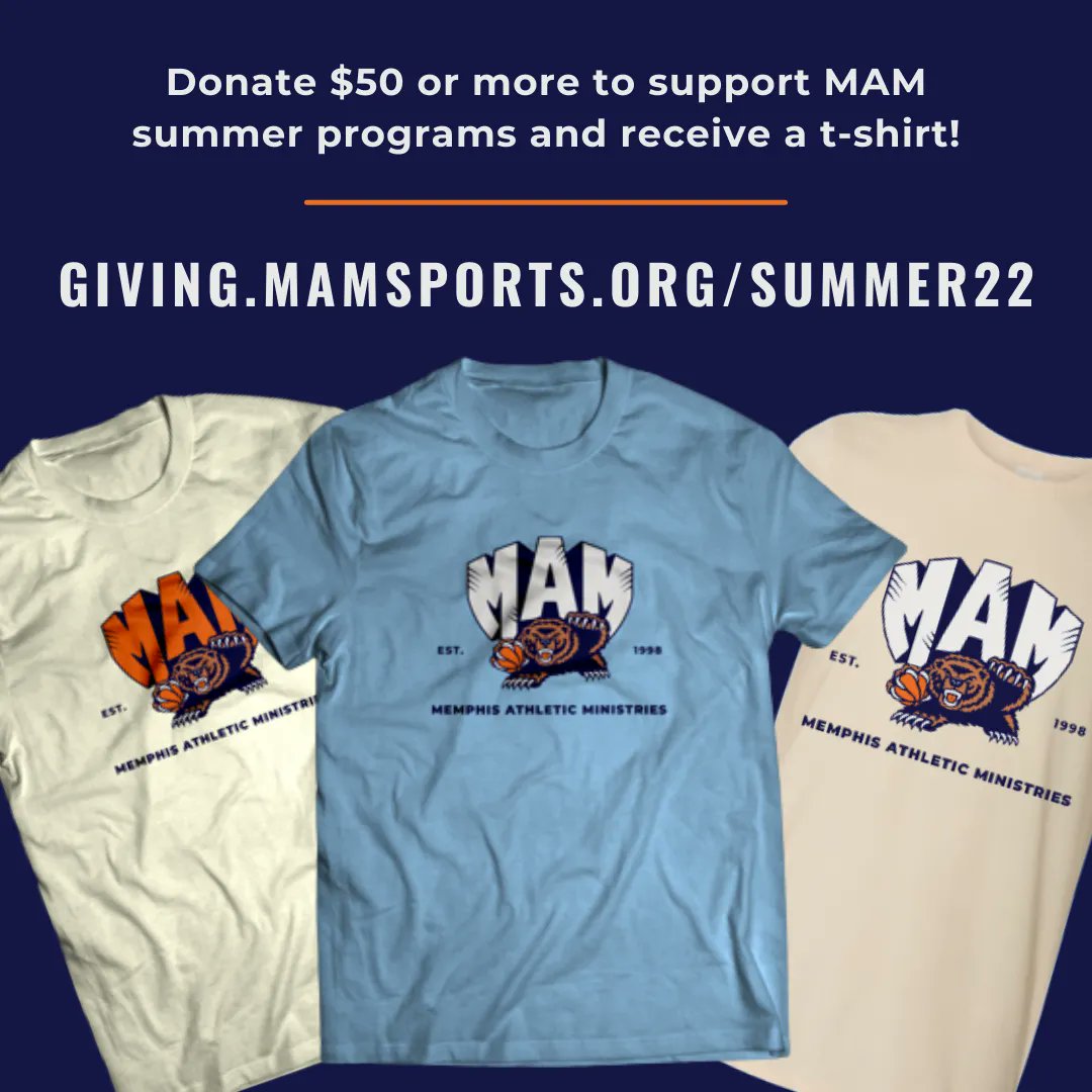 This summer 300+ students will experience MAM Summer Academy - all day activities &amp; academic enrichment! Additionally, 30+ high school students will attend <a href="/KAAKamps/">Kids Across America</a> for a week! 😱 Support these amazing programs w/ a donation of $50+ &amp; receive a t-shirt! giving.mamsports.org/summer22