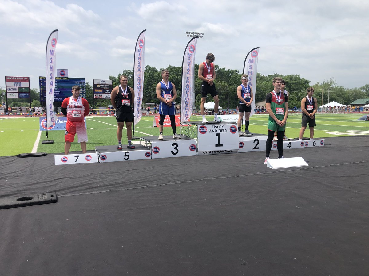 OfficialKevRy's tweet image. Harrisburg’s Tanner Fike made a huge jump. Seeded 13th he finishes 7th and earns all state in the Class 2 Boys Javelin. @Harrisburgath @KRCG13 @MBlakeLogan