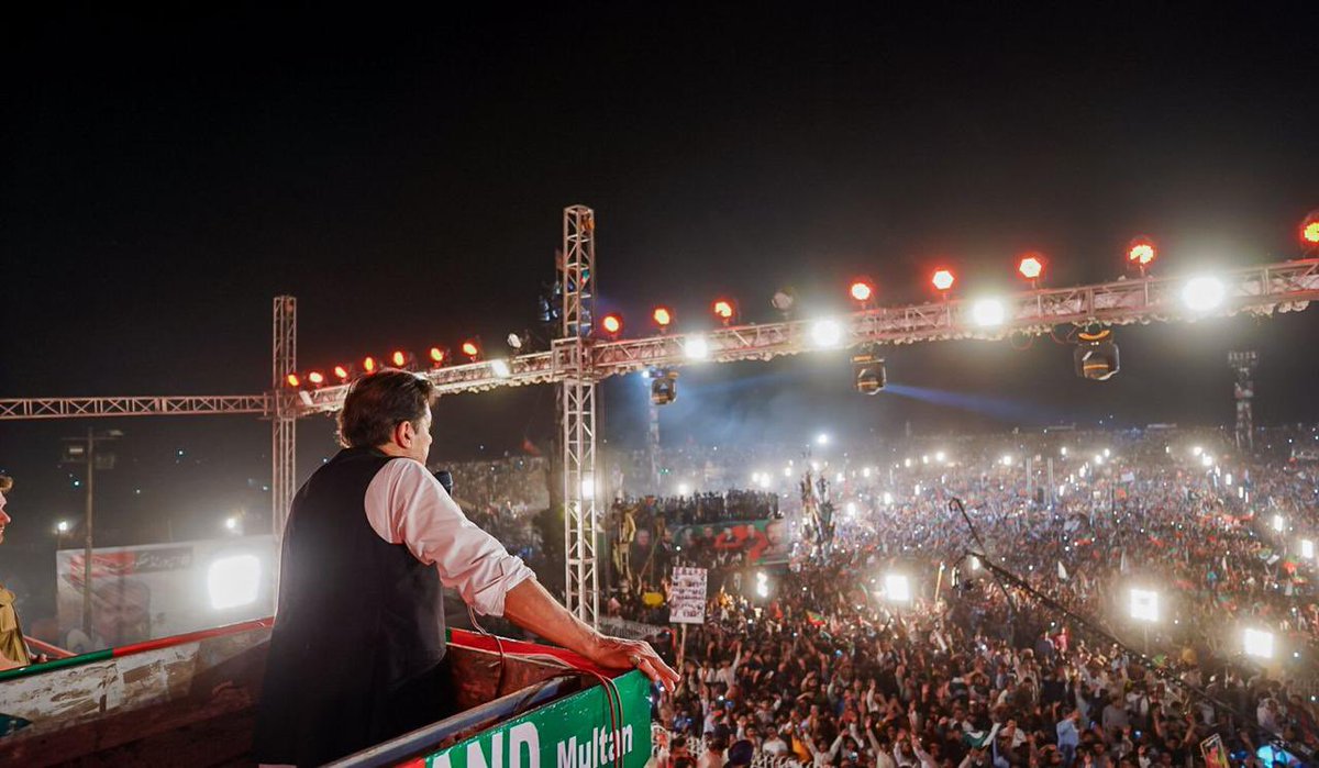 PTIofficial's tweet photo. Thank you Multan!! Like every city, you also have rejected the imported government! #MultanJalsa #امپورٹڈ__حکومت___نامنظور https://t.co/WAZ5NDxWLE