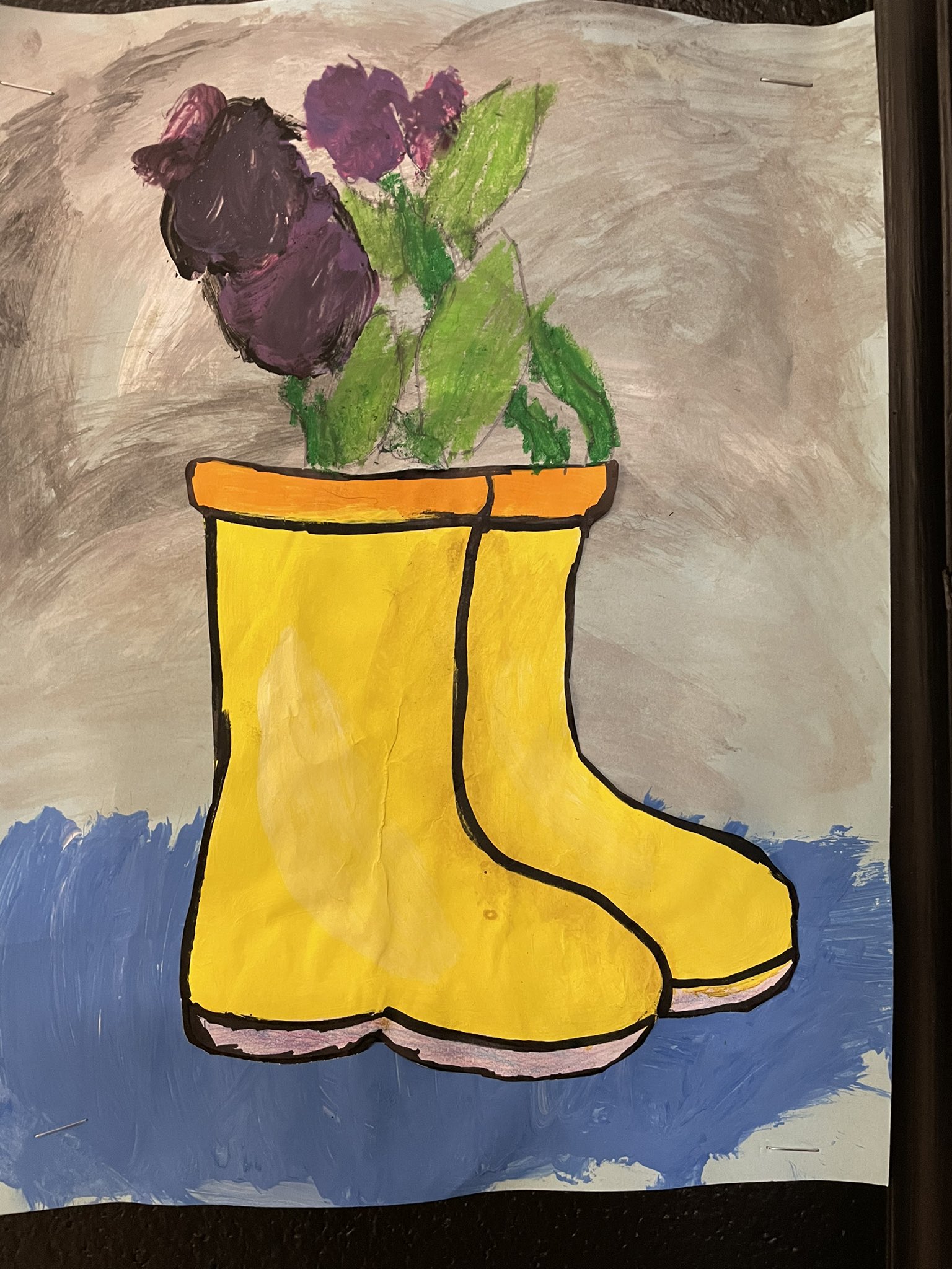 Lsu rain hotsell boots