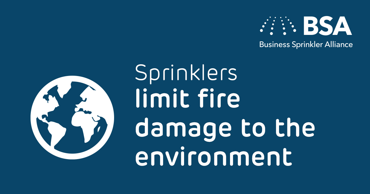 BizSprinklerAll's tweet photo. Sprinklers reduce the impacts of fire limiting damaging emissions, damage to buildings and their contents and limiting water used in firefighting. This is why they should be incorporated as part of sustainability schemes for buildings. https://t.co/B0QyaBzP3f
#SprinklerWeek https://t.co/kMMRliDc0j