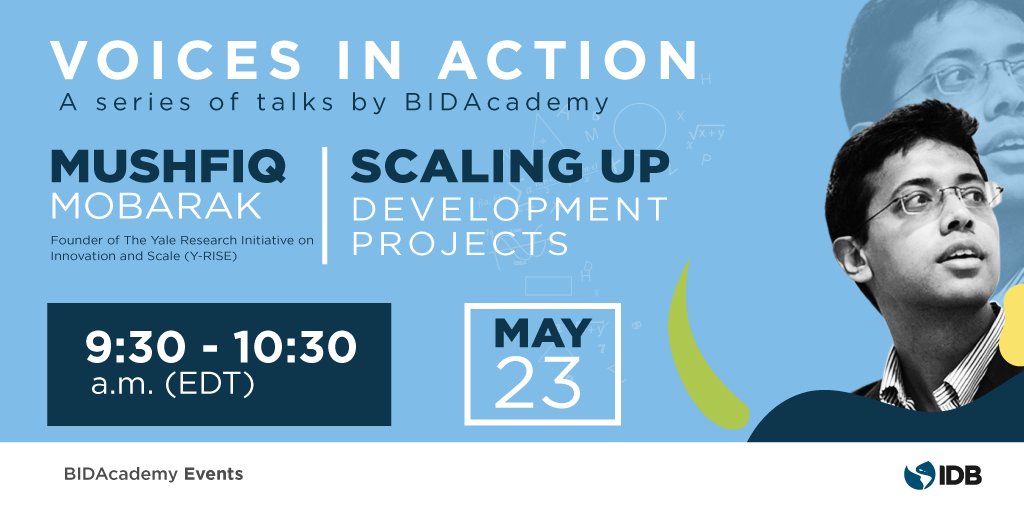 Mushfiq Mobarak @mushfiq_econ, director of the @YaleRISE is our first guest at #...