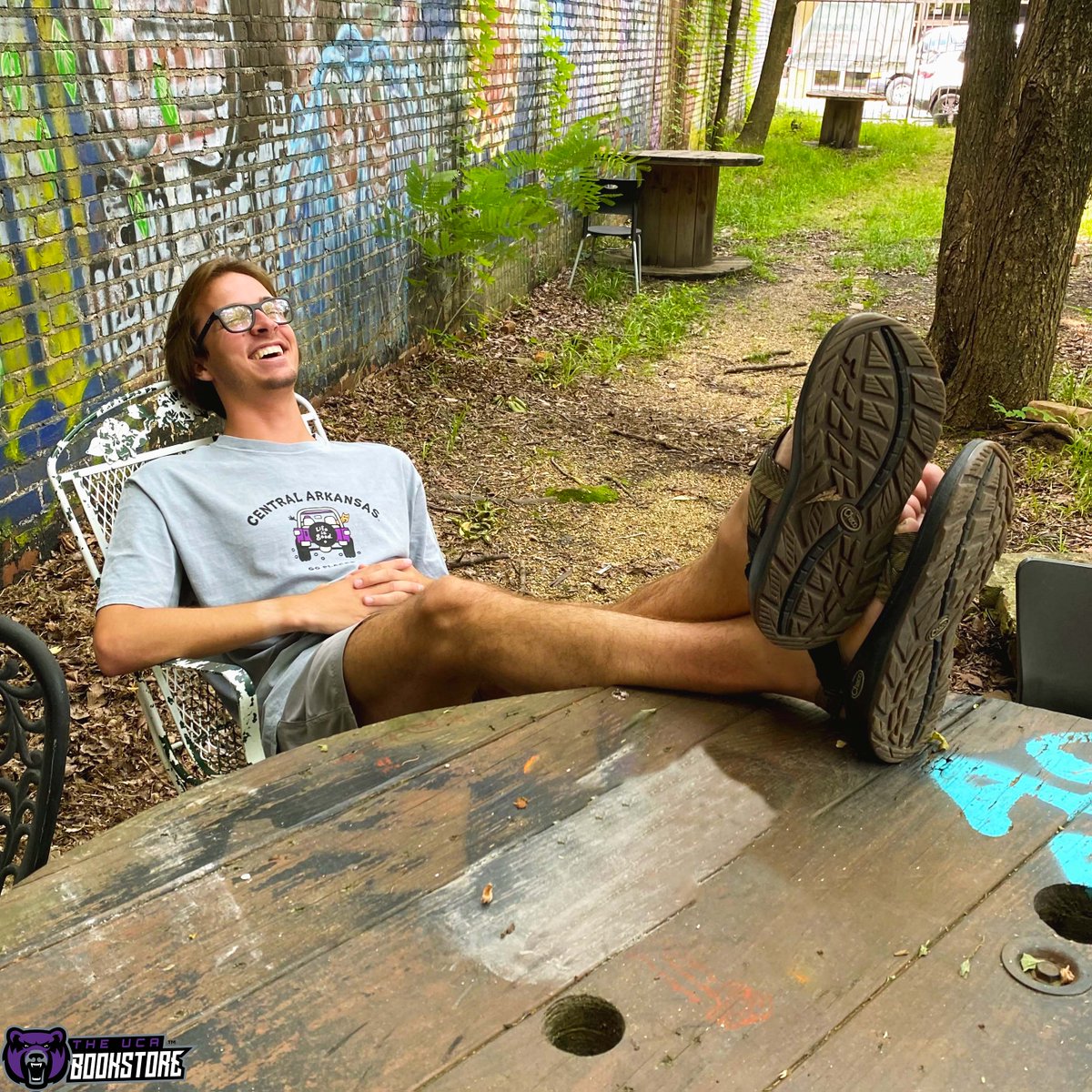 Enjoy your Summer as much as Nathan with our large selection of UCA tees! Shop in-store or online at theucabookstore.com!
.
.
.
#ucabears #theucabookstore