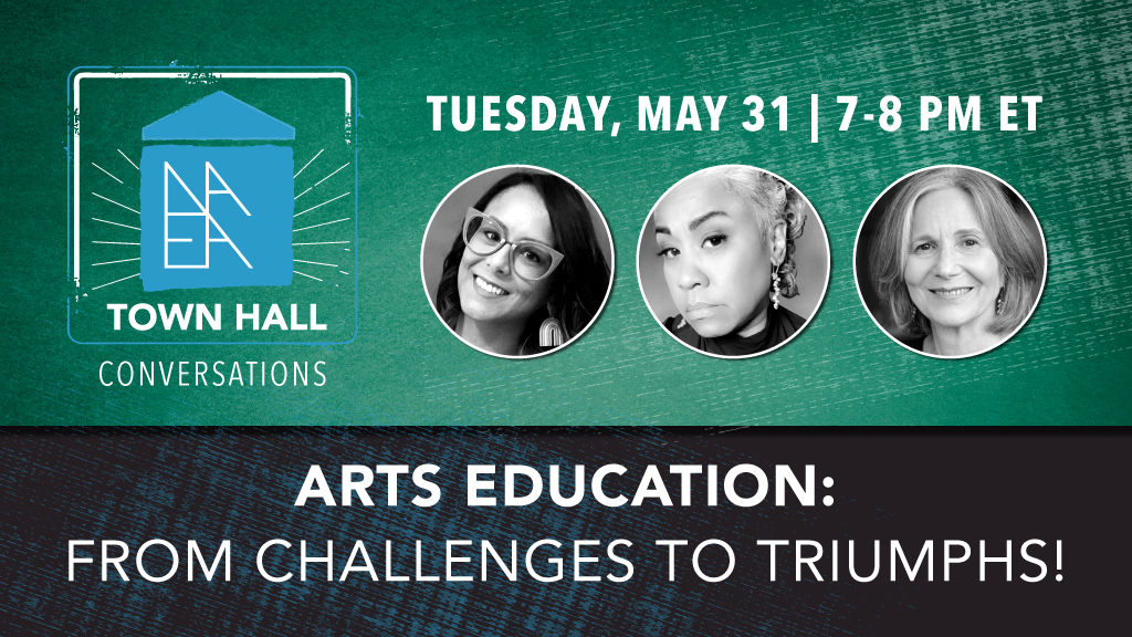 Triumphs often occur by overcoming challenges, and we usually learn a lot along the way. Join us for this candid and interactive conversation exploring the ups, downs, and in-betweens that have shaped us as visual arts, design, and media arts educators. ow.ly/9OPH50Jc90p