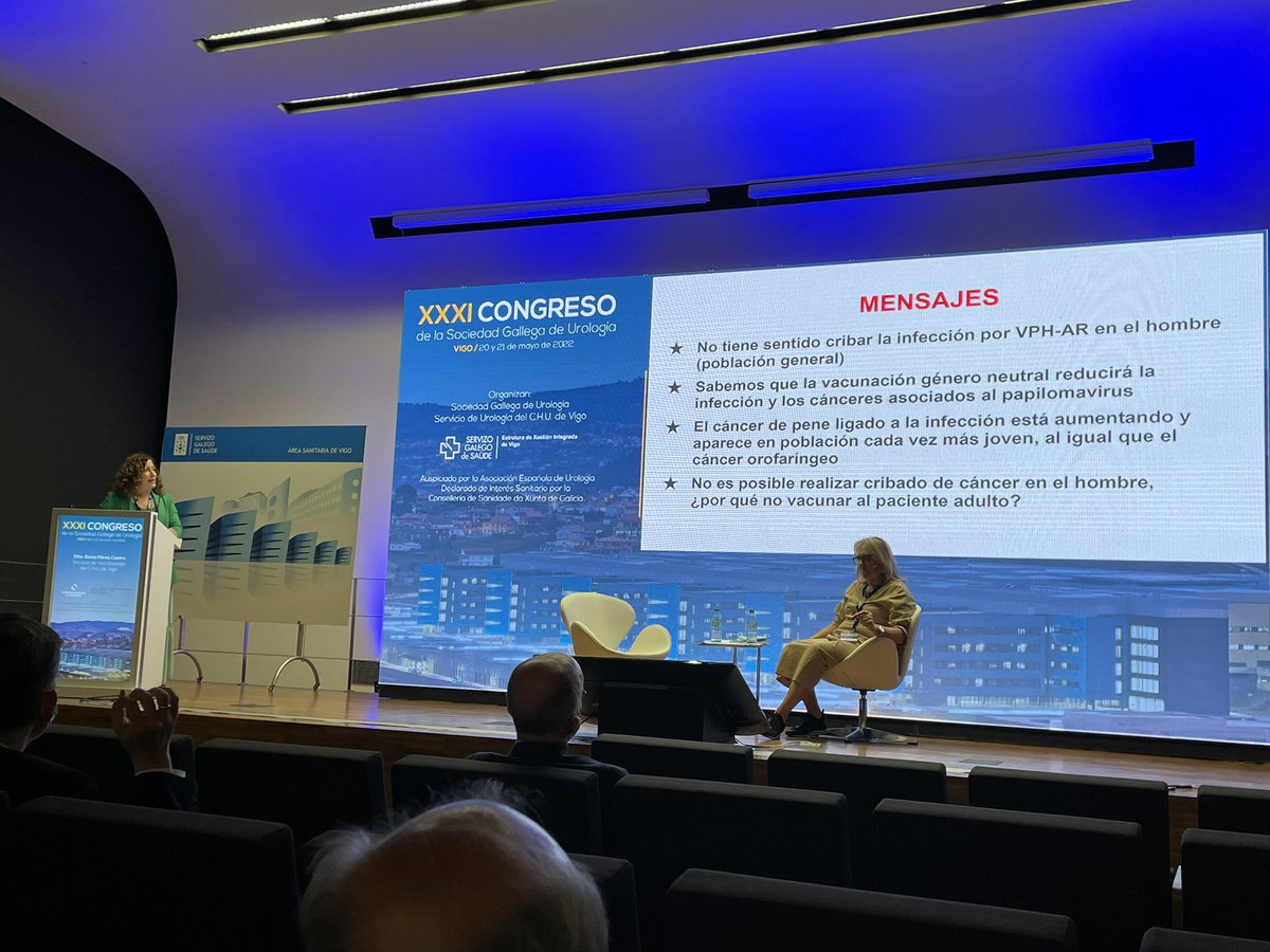 Doctoras López-Díez y Pérez Castro aportando datos de sus tesis y muchos años de investigación en HPV en #SGU22 <a href="/SGUrologia/">Sociedad Gallega de Urología</a> <a href="/DarioMartul/">Dario Vazquez-Martul</a>