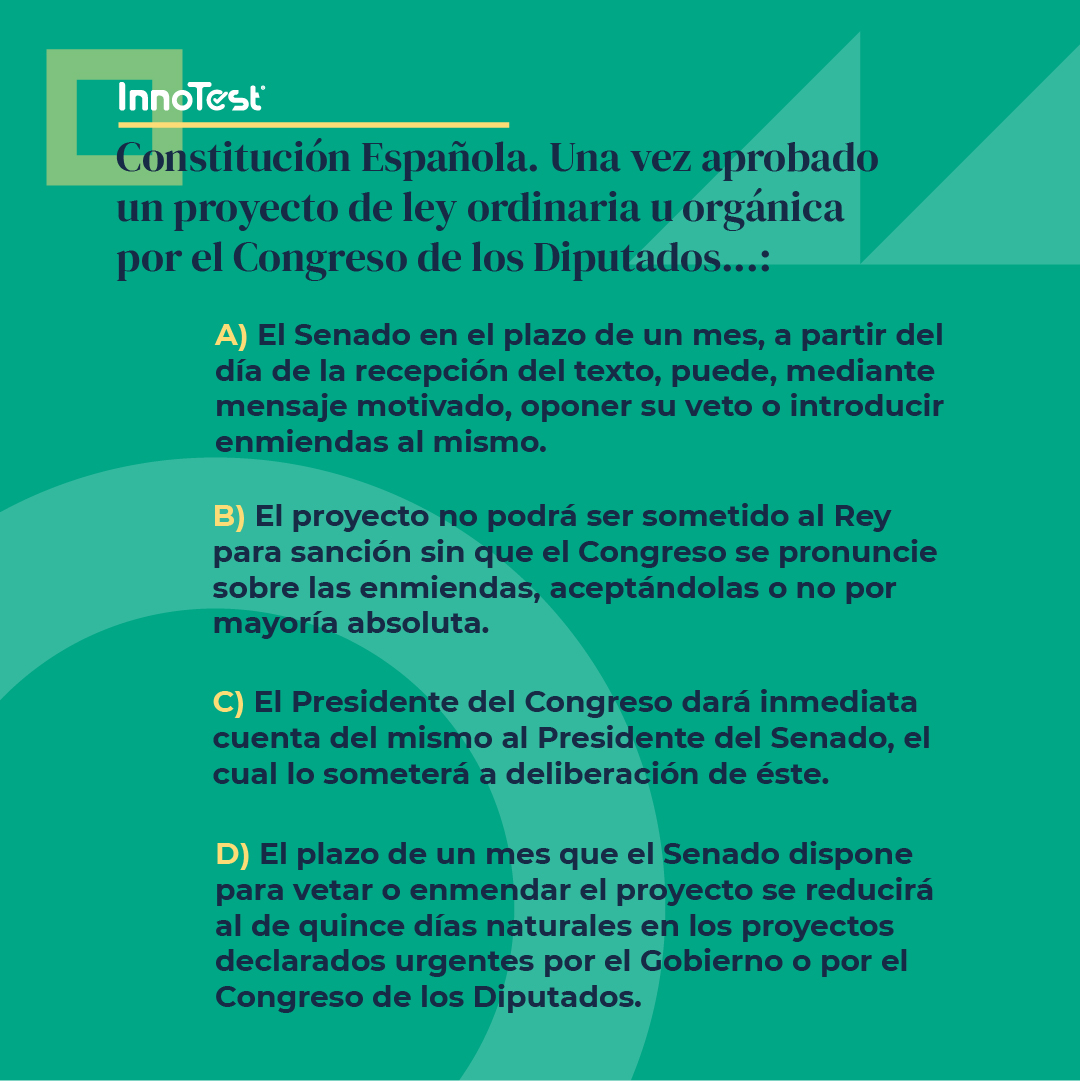 InnoTestES's tweet photo. ¿Ibas a irte sin contestar a la última #InnoPregunta de la semana?🤨
¡Ya pensábamos! Seguro que te sabes esta sobre la Constitución Española, venga.
💬 ¡Deja tu respuesta en los comentarios!
#InnoTestCE #oposiciones https://t.co/n3IZqQa1H4