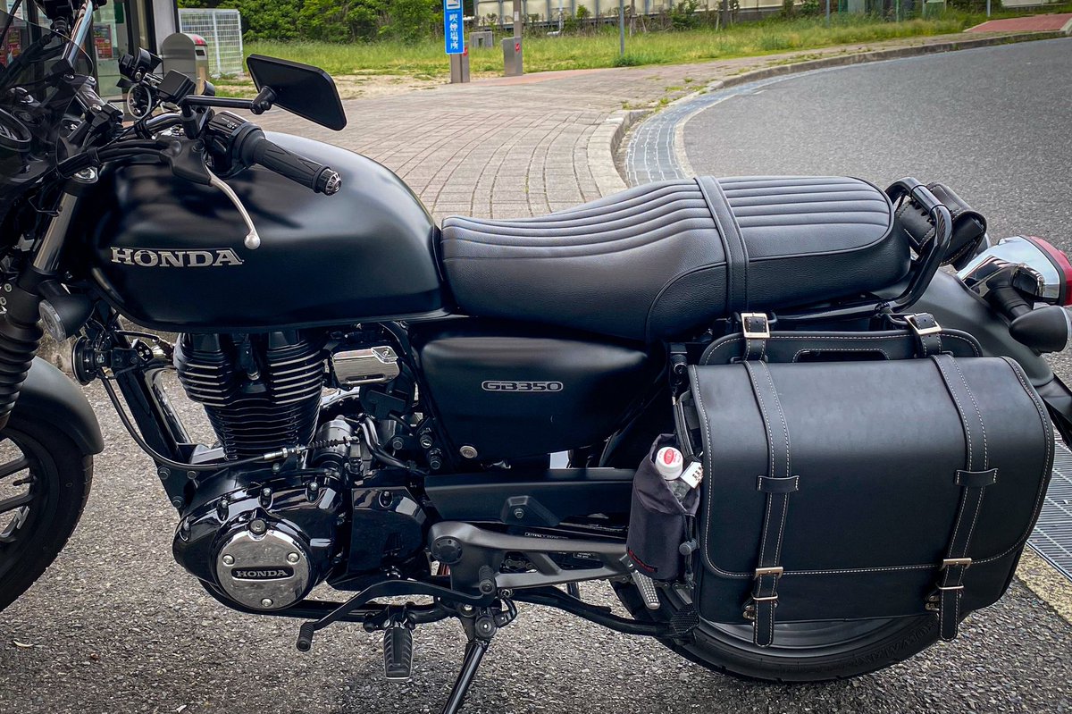 【ほぼ新品】GB350 張り替えシート　バイクシート神戸　ブラウン(C60)