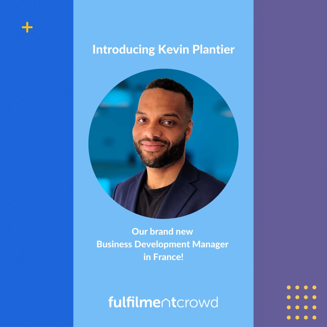 It's time for another FRIDAY FEELS post !! 🤗 💙

This week, we are saying "bienvenue" to our newest addition to the Crowd: Introducing Kevin Plantier, our Business Development Manager who represents fulfilmentcrowd France! 🇫🇷 🚀