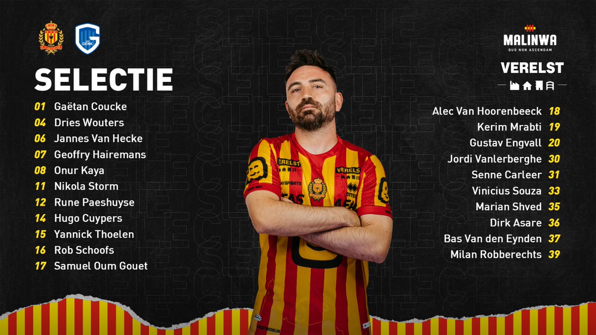 kvmechelen's tweet image. 💛 𝐃𝐄 𝐋𝐄𝐒𝐓𝐄 𝐒𝐄𝐋𝐄𝐂𝐓𝐈𝐄
❤️ tot morgen 

#trotsoponzekleuren #kvmgnk