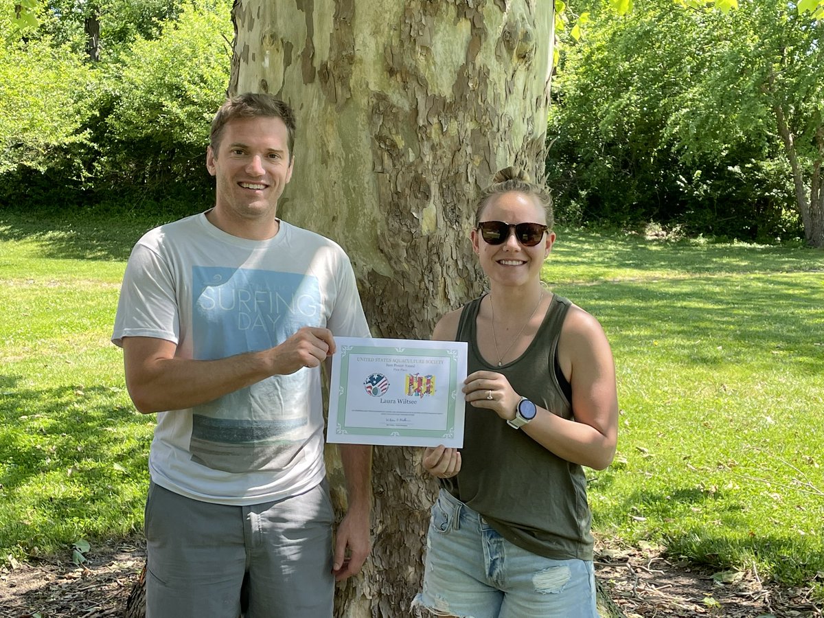 soggy_biologist's tweet photo. Proud to say that I won the best student poster award from the US #Aquaculture Society for my poster at #WAS 2022 in San Diego, CA. Looking forward to sharing more about my research at WAS 2023! #SciComm https://t.co/6VxIIwGbDJ